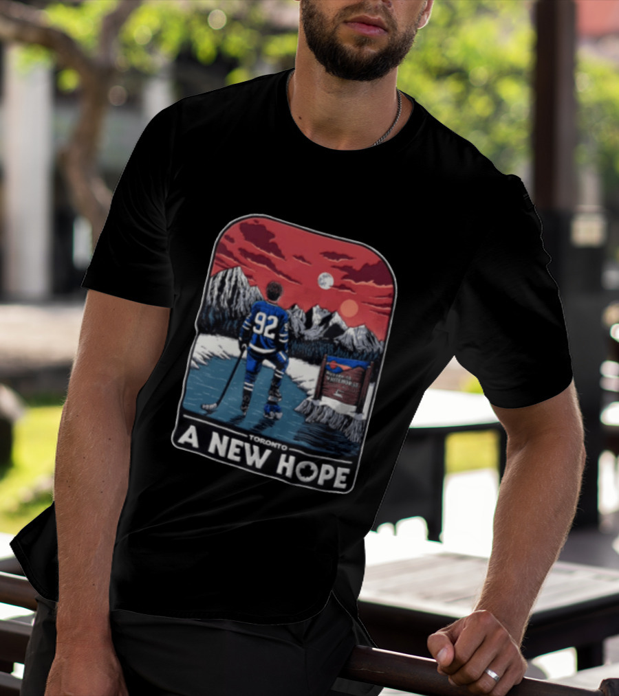 Toronto A New Hope 92 NHL Hockey Sunset Mountain Scene T-Shirt