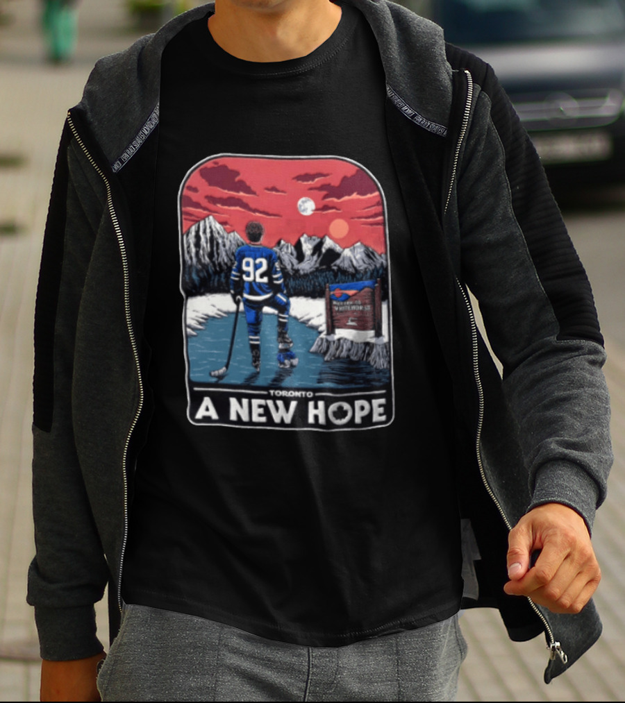 Toronto A New Hope 92 NHL Hockey Sunset Mountain Scene T-Shirt