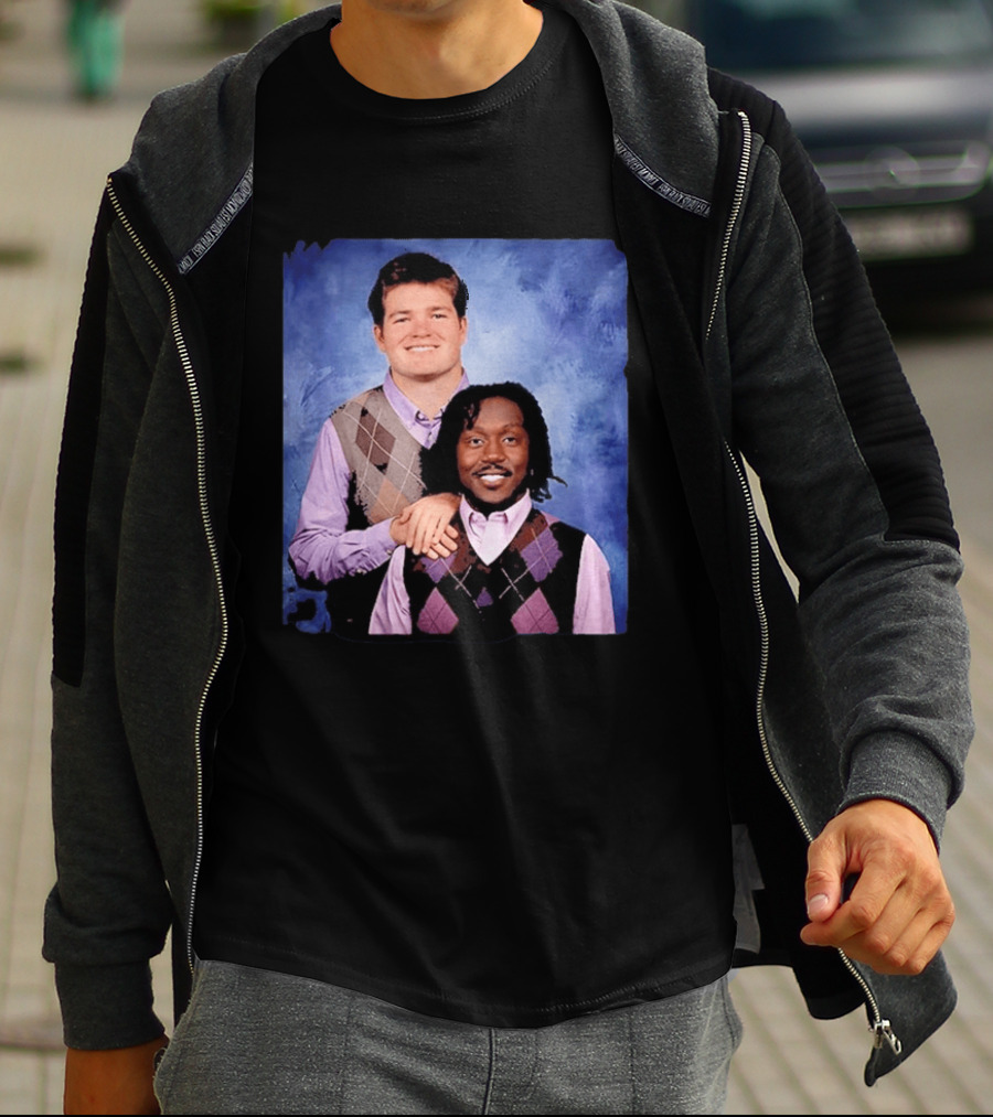 Drake Maye AJ Brown Step Brothers Movie T-Shirt