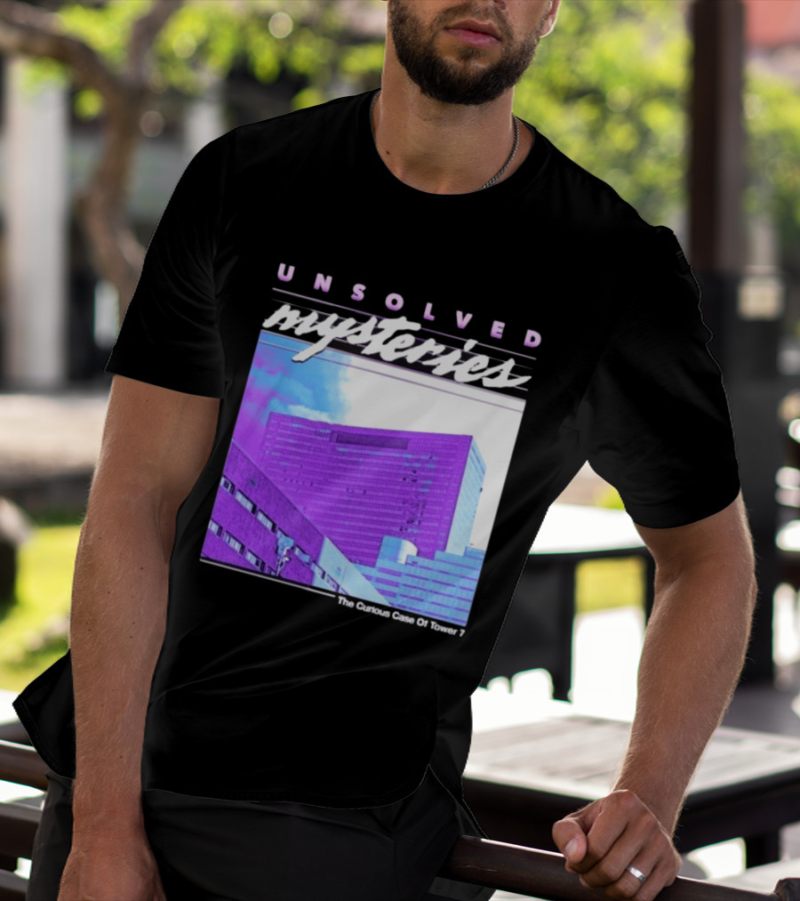 Unsolved Mysteries The Curious Case Of Tower 7 Retro Building T-Shirt