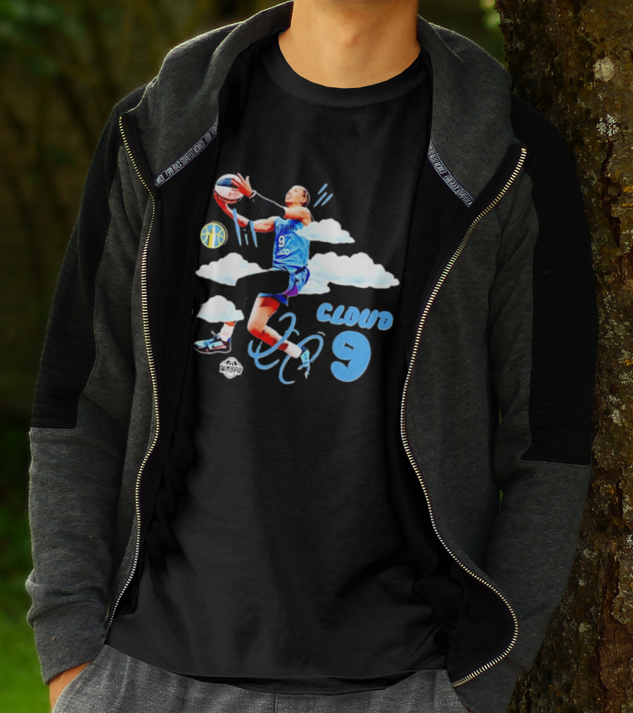 Natasha Cloud 9 Chicago Sky WNBA Basketball T-Shirt
