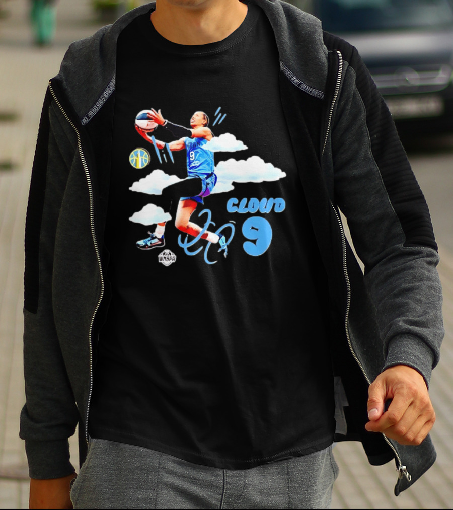 Natasha Cloud 9 Chicago Sky WNBA Basketball T-Shirt