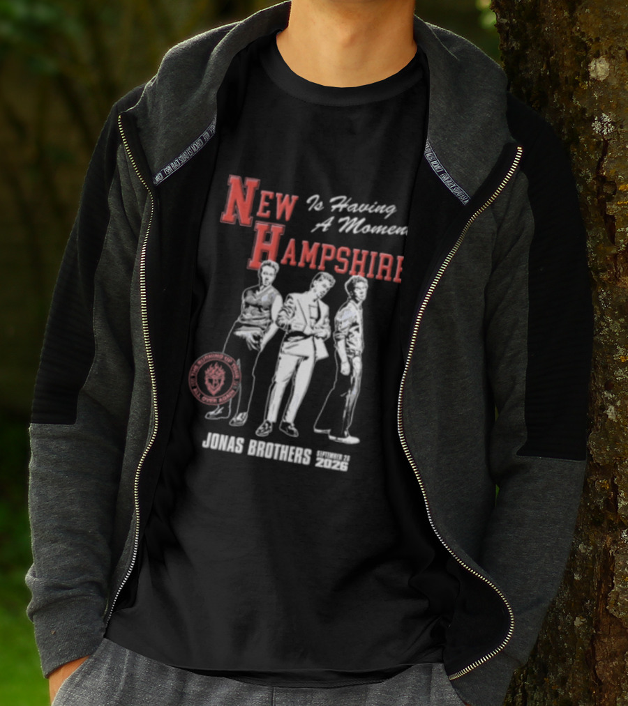 New Hampshire Is Having A Moment Jonas Brothers Tour September 26 2026 T-Shirt
