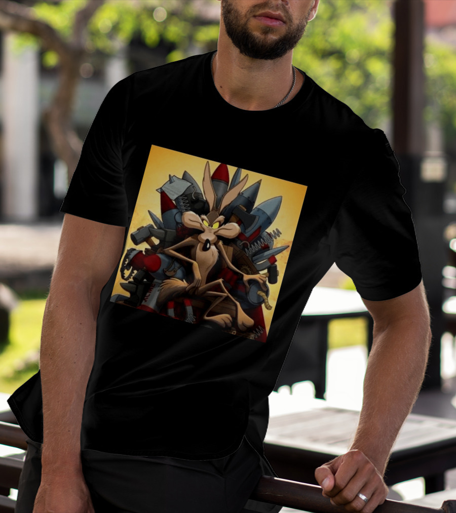 Wile E. Coyote Acme Rockets Digital Release Tomorrow T-Shirt