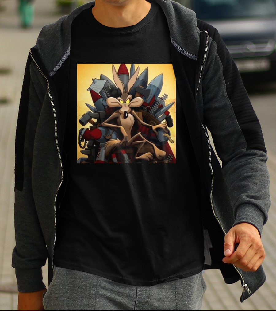Wile E. Coyote Acme Rockets Digital Release Tomorrow T-Shirt