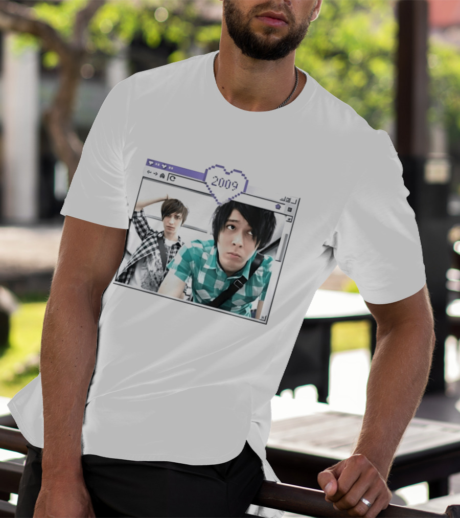 Cobra Starship 2009 Browser Window Pixel Heart Photo Frame T-Shirt