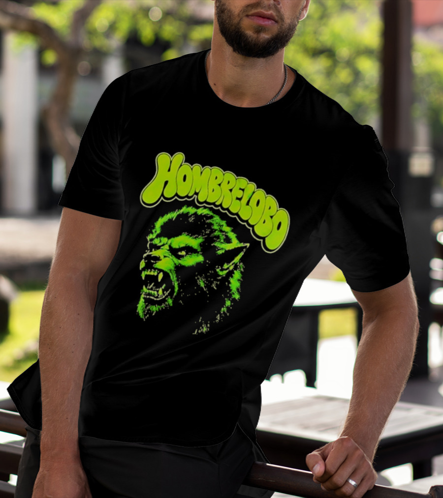 Hombrelobo Werewolf Neon Green Horror T-Shirt