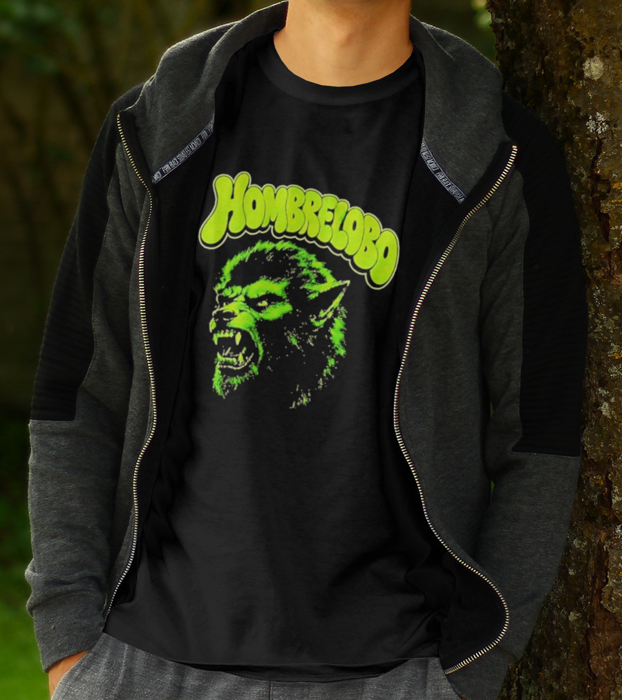 Hombrelobo Werewolf Neon Green Horror T-Shirt