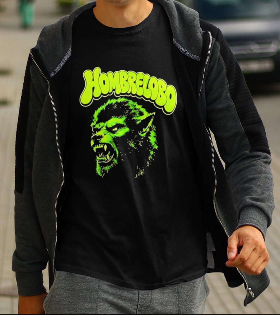 Hombrelobo Werewolf Neon Green Horror T-Shirt