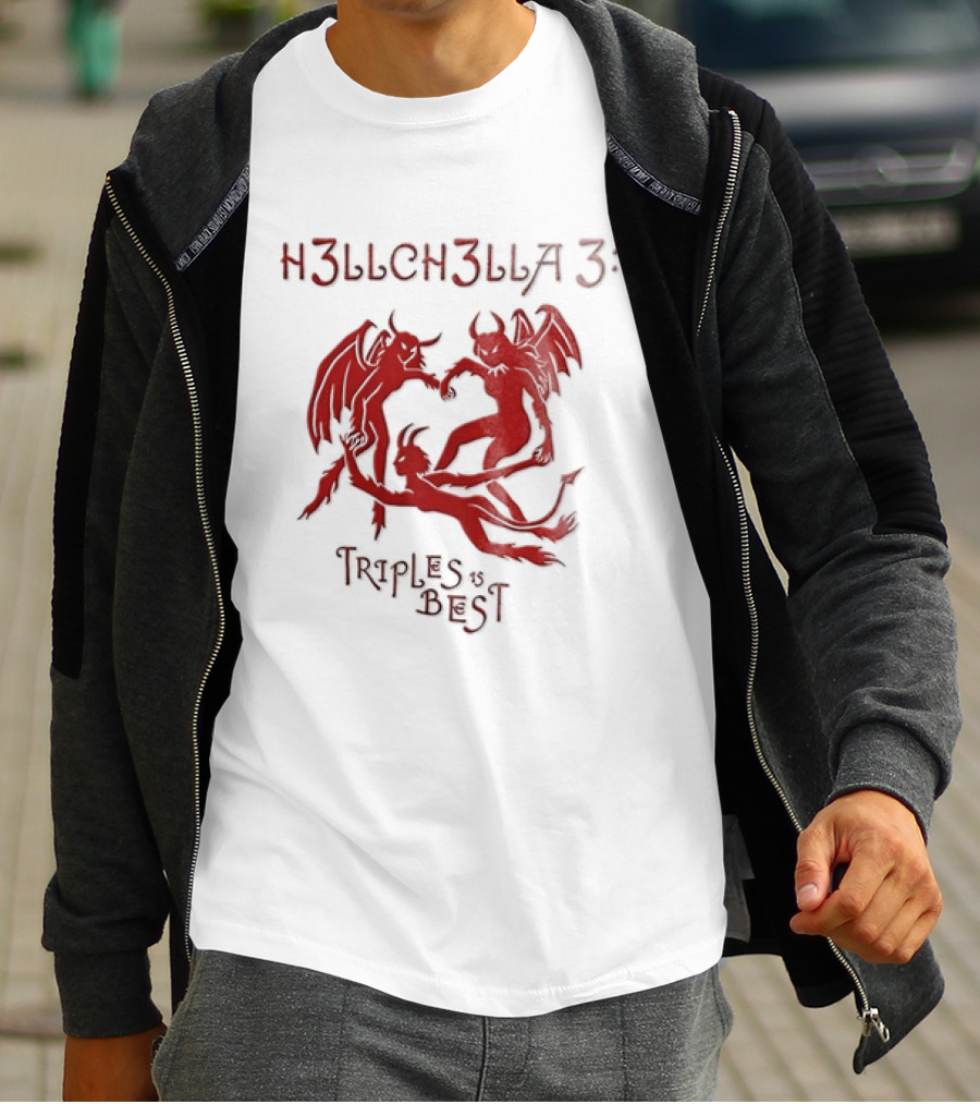 H3llch3lla Triples Is Best 2 Sided T-Shirt
