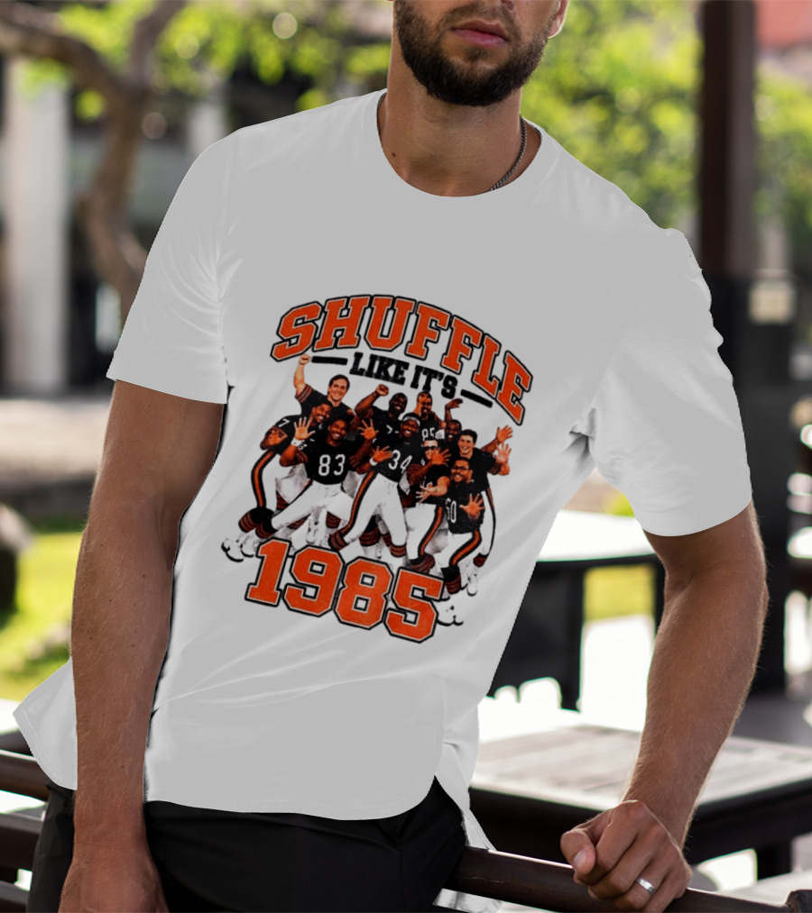Shuffle Like It's 1985 Chicago Bears Shufflin' Crew 34 T-Shirt