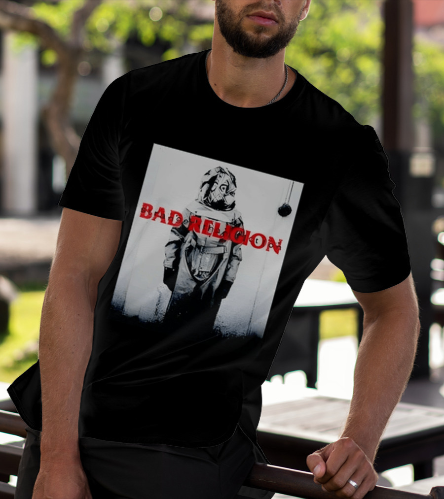 Bad Religion Stranger Than Fiction Punk Rock Hazmat Suit T-Shirt