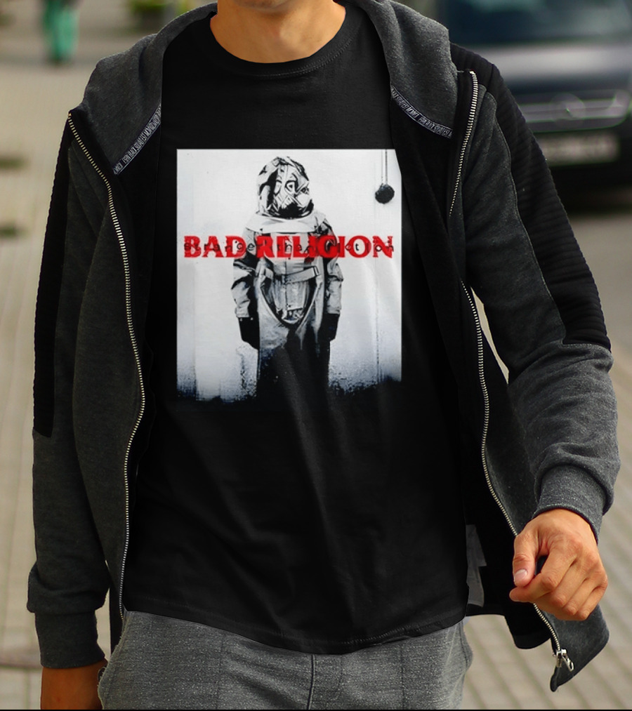 Bad Religion Stranger Than Fiction Punk Rock Hazmat Suit T-Shirt