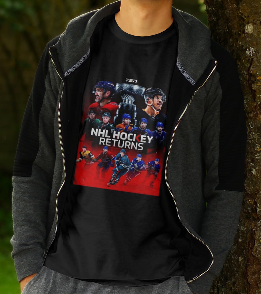 TSN NHL Hockey Returns 2026 2027 Featuring Star Players And Stanley Cup T-Shirt