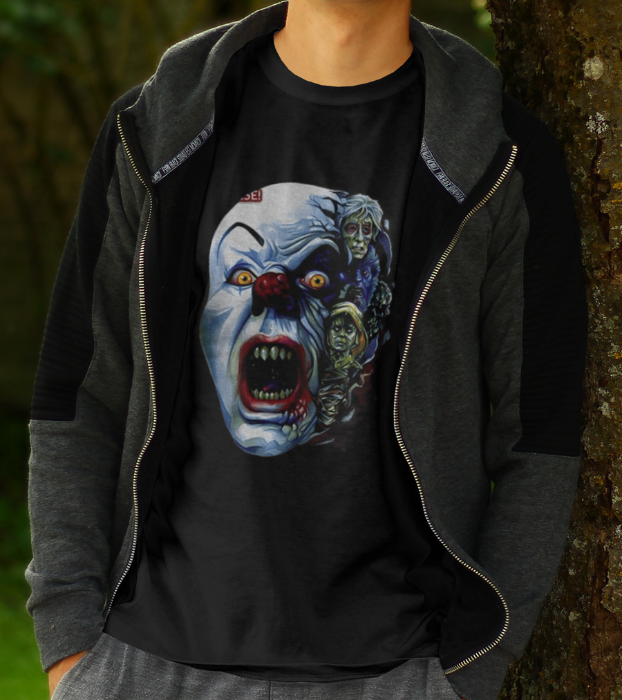 Pennywise The Dancing Clown Stephen King's IT Horror Nightmare Faces T-Shirt