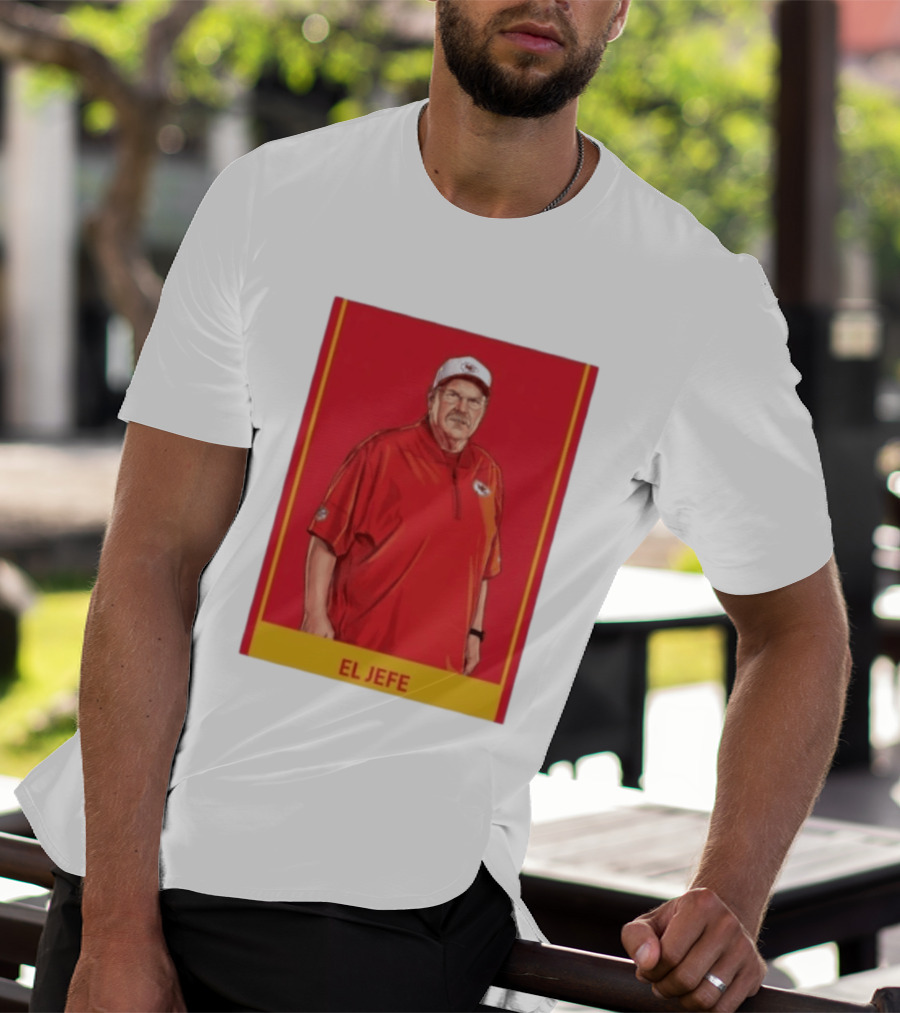 Andy Reid El Jefe Kansas City Chiefs Coach Red Chiefs T-Shirt