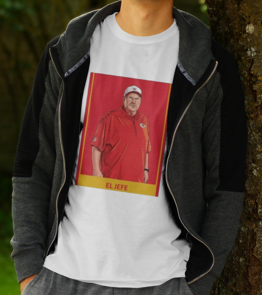 Andy Reid El Jefe Kansas City Chiefs Coach Red Chiefs T-Shirt