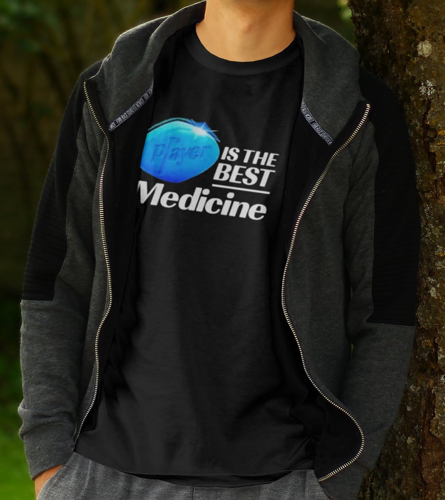 Player Is The Best Medicine Blue Pill Playful Variation T-Shirt