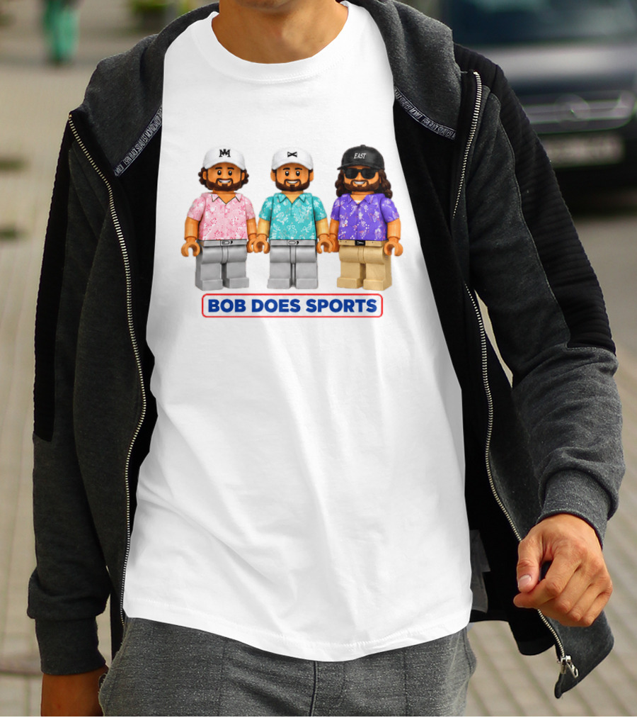 Bob Does Sports Fun Lego Figures With Hats And Sunglasses T-Shirt