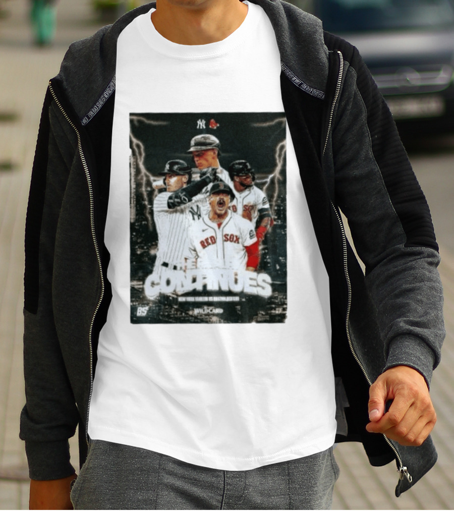 Boston Red Sox Vs New York Yankees 2026 Wildcard Rivalry Continues T-Shirt