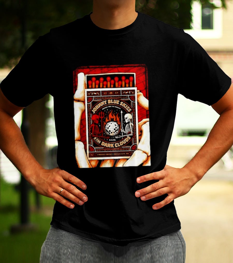 Johnny Blue Skies & The Dark Clouds Mutiny For The Masses Mobile Center Kansas City Sept 26 2026 T-Shirt