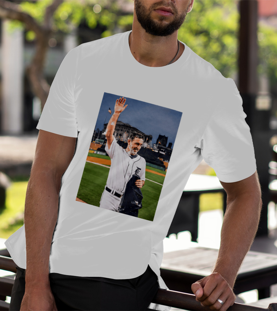 Justin Verlander Detroit Tigers Baseball Farewell Game T-Shirt