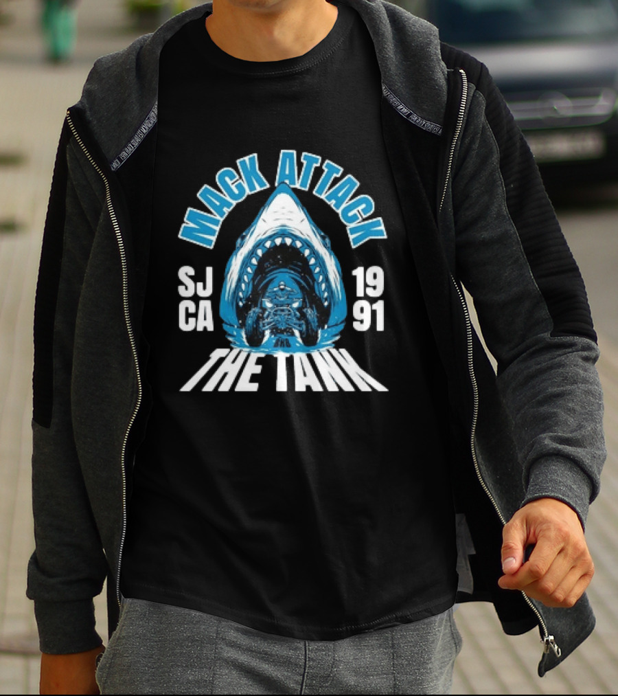 Mack Attack San Jose 1991 The Tank Sharks T-Shirt