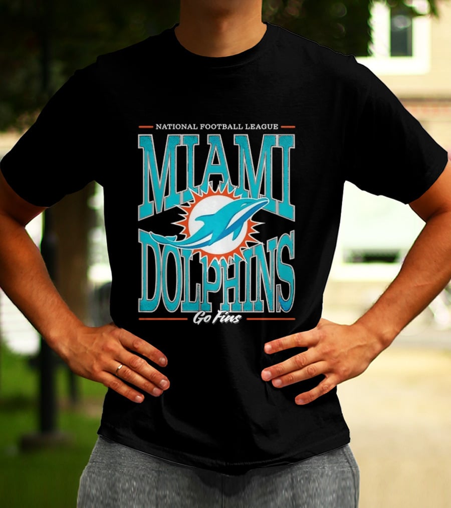 National Football League Miami Dolphins Go Fins T-Shirt