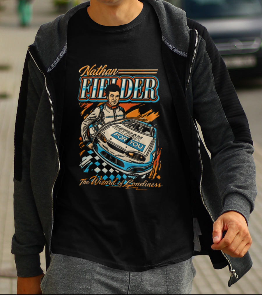 Nathan Fielder For You Racing The Wizard Of Loneliness Car Racing Insights T-Shirt