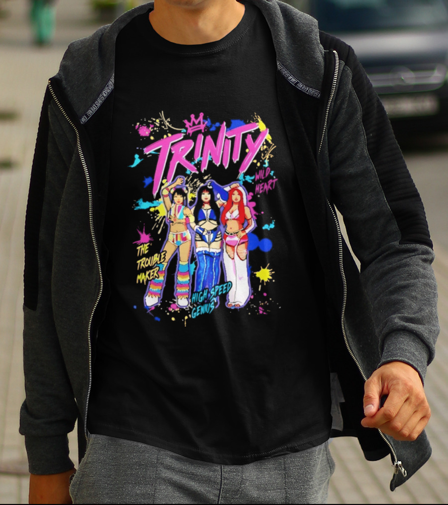 Trinity Wild Heart The Trouble Maker High Speed Genius Trio T-Shirt