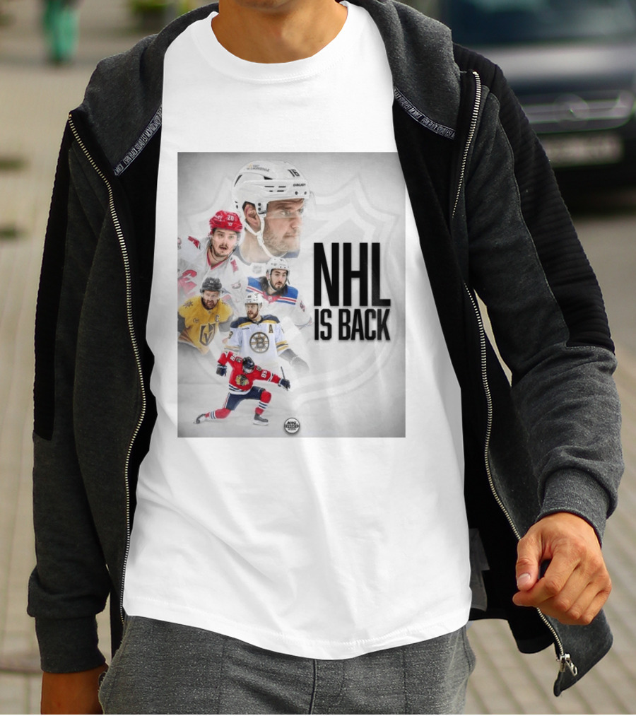 NHL 2026 2027 Is Back Featuring Iconic Players And Teams Like Boston Vegas Florida Carolina T-Shirt