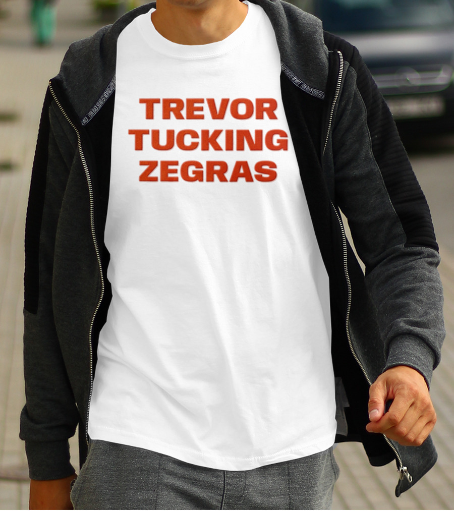 Trevor Tucking Zegras Philadelphia Flyers Hockey T-Shirt