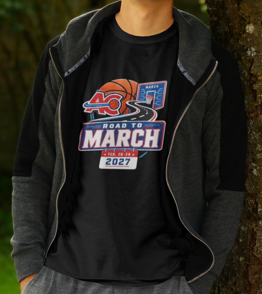 ACB Basketball Feb 26 28 Road To March 2027 T-Shirt
