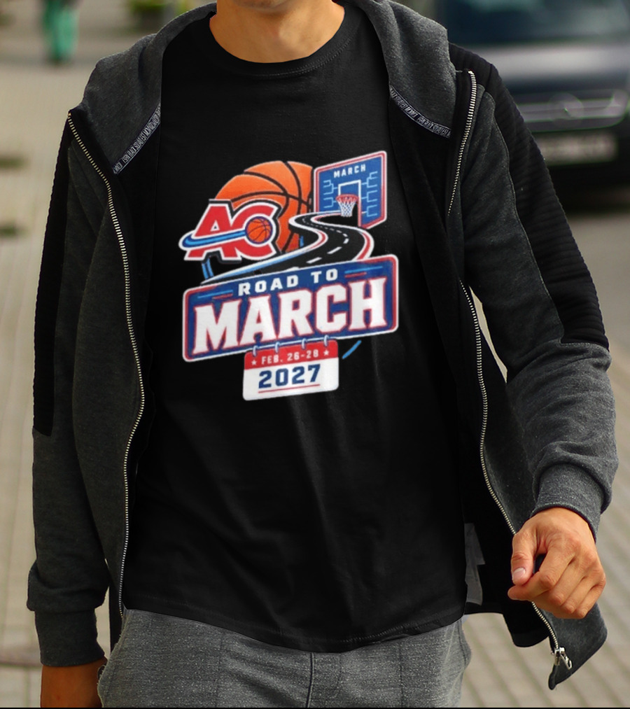 ACB Basketball Feb 26 28 Road To March 2027 T-Shirt