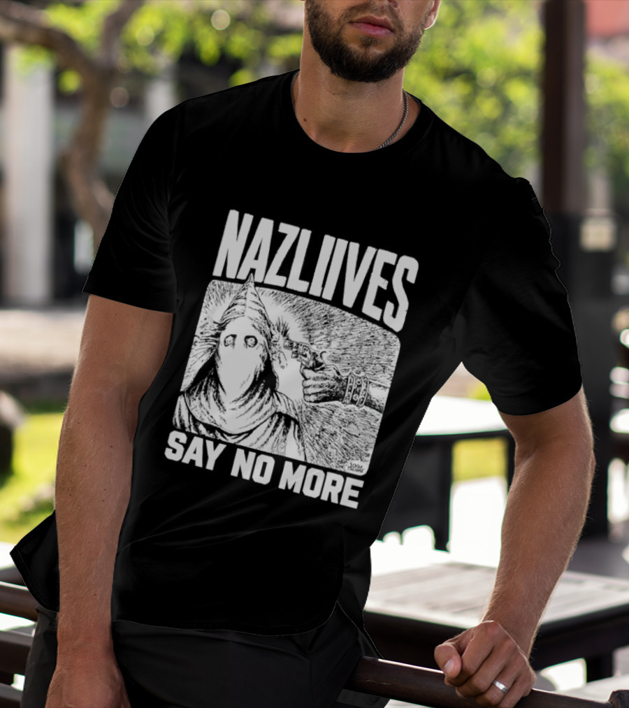 Nazliives Say No More Mysterious Eyeless Figure T-Shirt