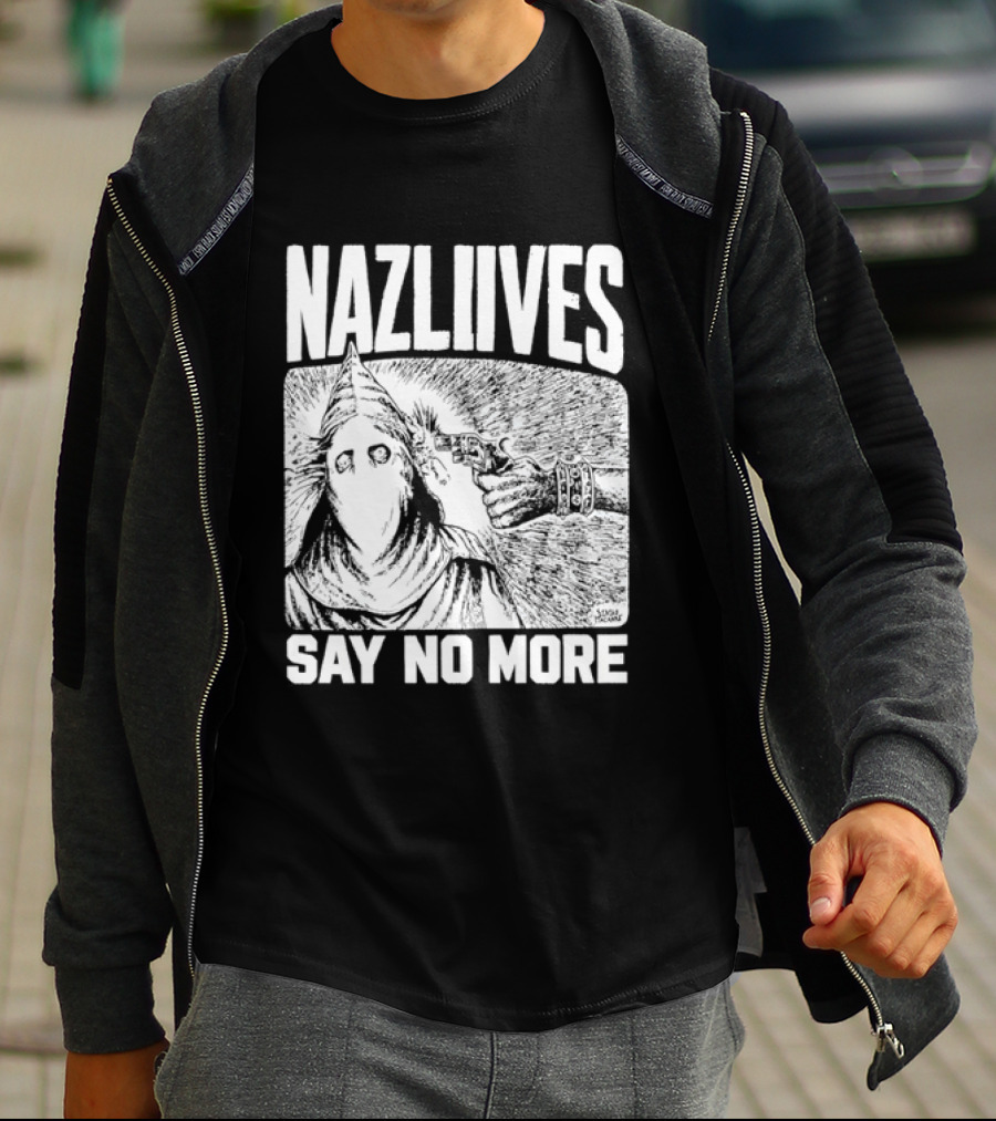 Nazliives Say No More Mysterious Eyeless Figure T-Shirt
