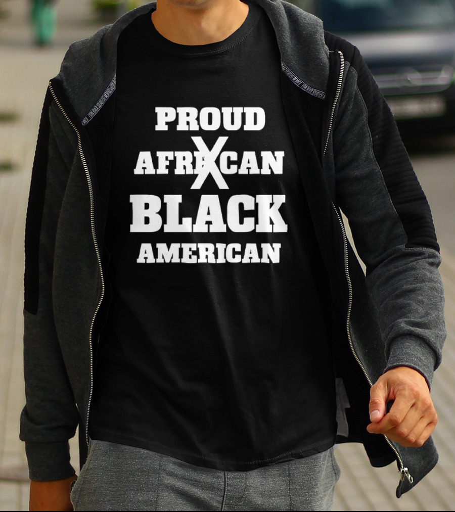 Proud African Black American Heritage Cultural Identity T-Shirt