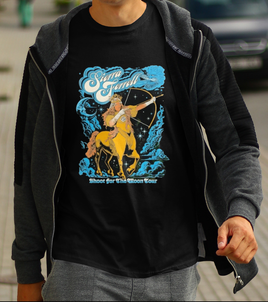 Sierra Ferrell Shoot For The Moon Tour Centaur Archer Cosmic T-Shirt