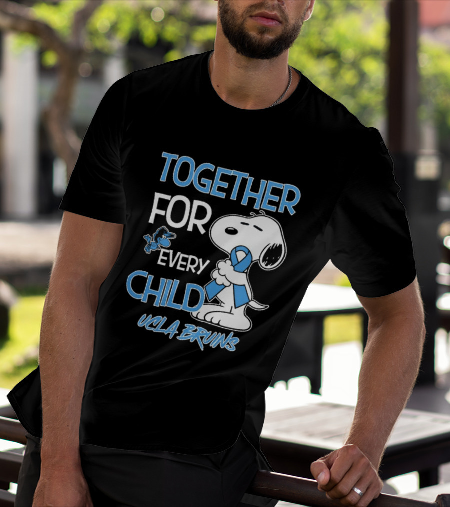 TOGETHER FOR EVERY CHILD Snoopy UCLA Bruins T-Shirt