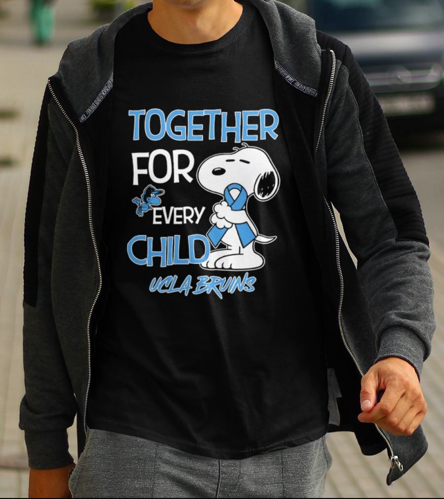 TOGETHER FOR EVERY CHILD Snoopy UCLA Bruins T-Shirt