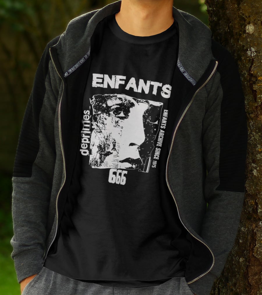 Enfants Deprimes Archive Since 1975 Face 666 T-Shirt