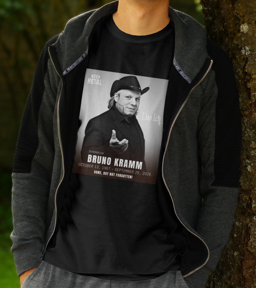 In Memoriam Bruno Kramm Keep Metal Das Ich Gone But Not Forgotten 1967 2026 T-Shirt