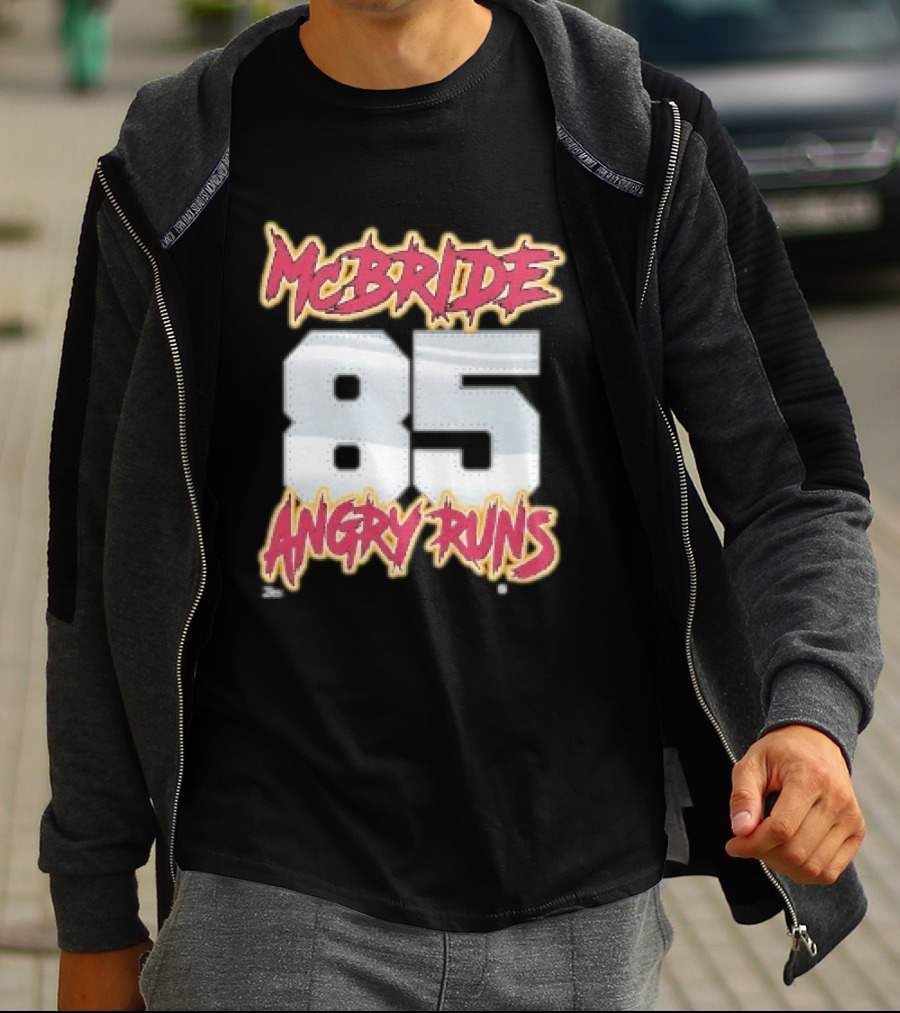 McBride 85 Angry Runs Arizona Cardinals 2026 T-Shirt