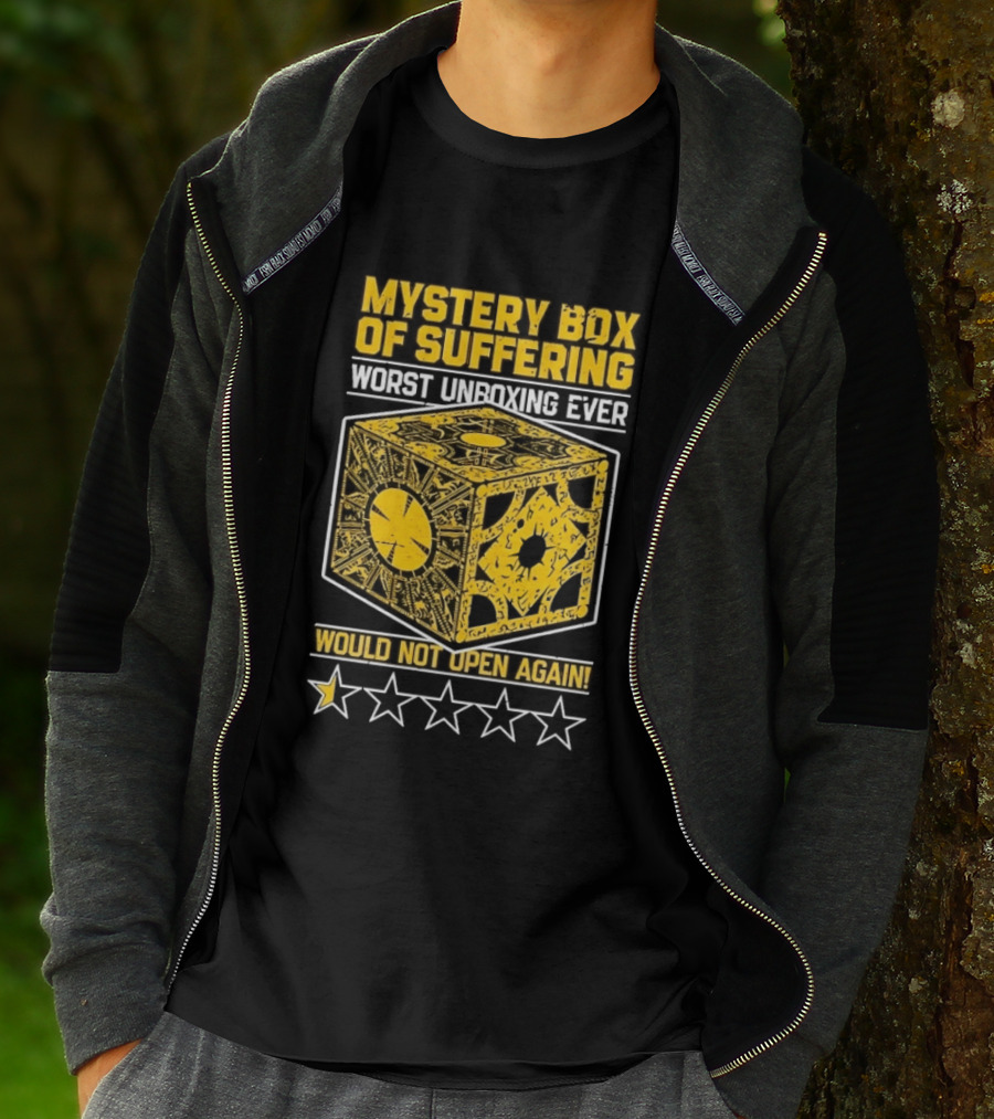 Mystery Box Of Suffering Worst Unboxing Ever Would Not Open Again Star Rating T-Shirt