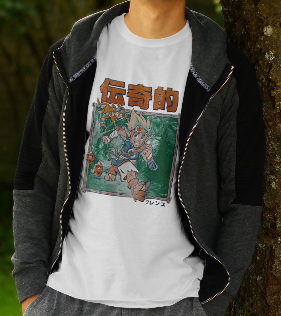 Legendary Adventure Jak And Daxter Jungle Run Orange Eggs T-Shirt