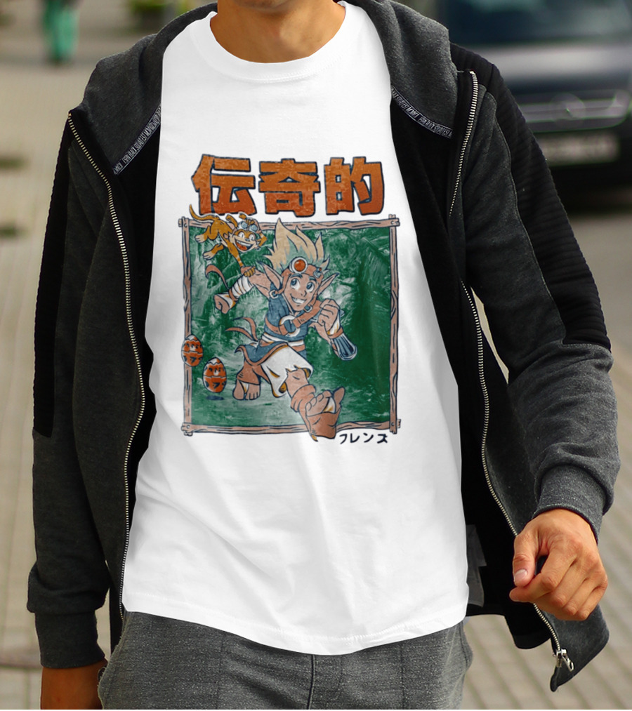 Legendary Adventure Jak And Daxter Jungle Run Orange Eggs T-Shirt