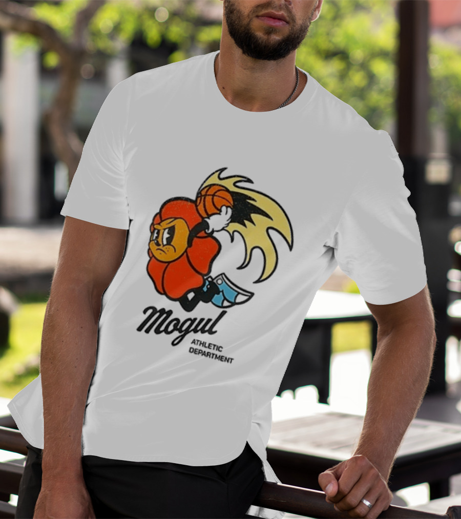 Mogul Athletic Department Dunking Character Basketball T-Shirt