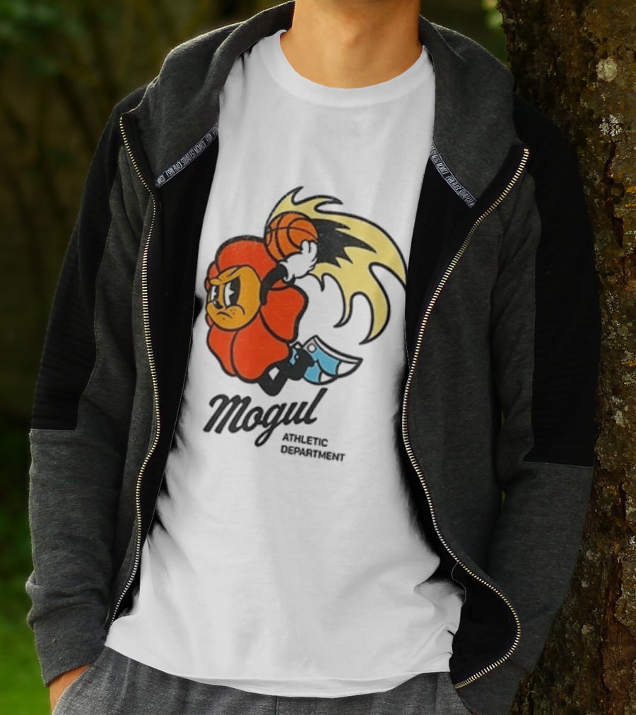 Mogul Athletic Department Dunking Character Basketball T-Shirt
