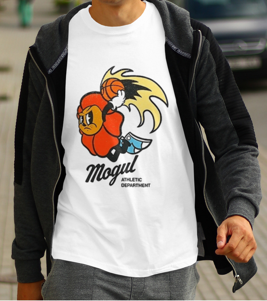 Mogul Athletic Department Dunking Character Basketball T-Shirt