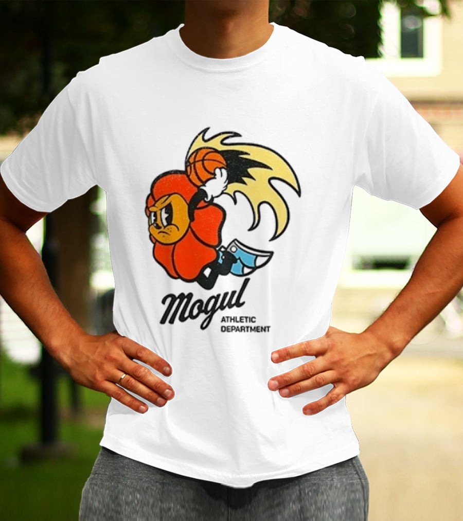 Mogul Athletic Department Dunking Character Basketball T-Shirt
